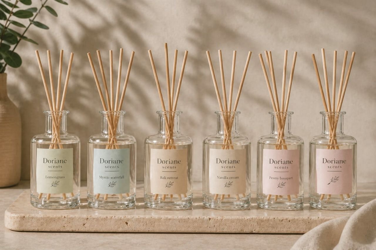 Doriane Scents — All 5 Signature Reed Diffusers
